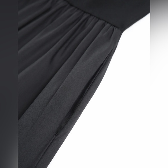 NWT Commense Black Sleeveless Maxi Dress with Pocket - Picture 6 of 13